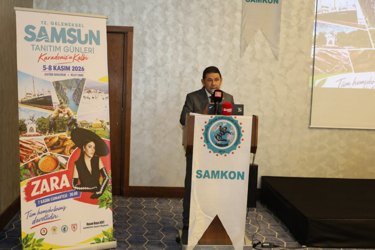 SAMKON Genel Başkanı Hasan Kaya Aşcı, ‘Gelin, İstanbul’da Samsun İçin Tek Yürek Olalım’!
