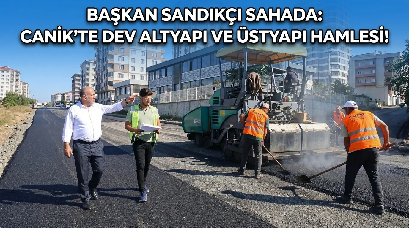 Başkan Sandıkçı Sahada: Canik’te Dev Altyapı ve Üstyapı Hamlesi!